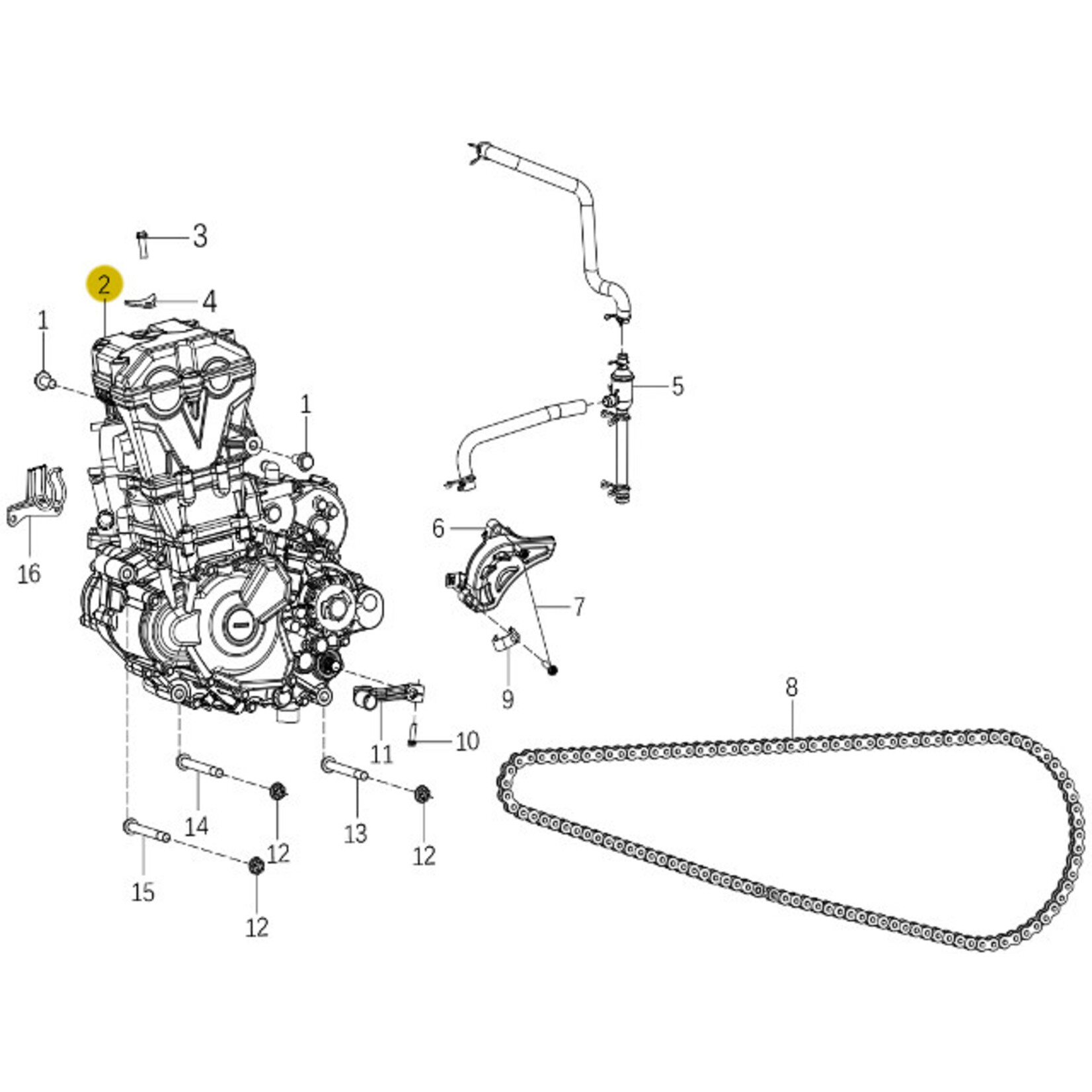 Kove Engine Fixtures - 450 Rally Pro