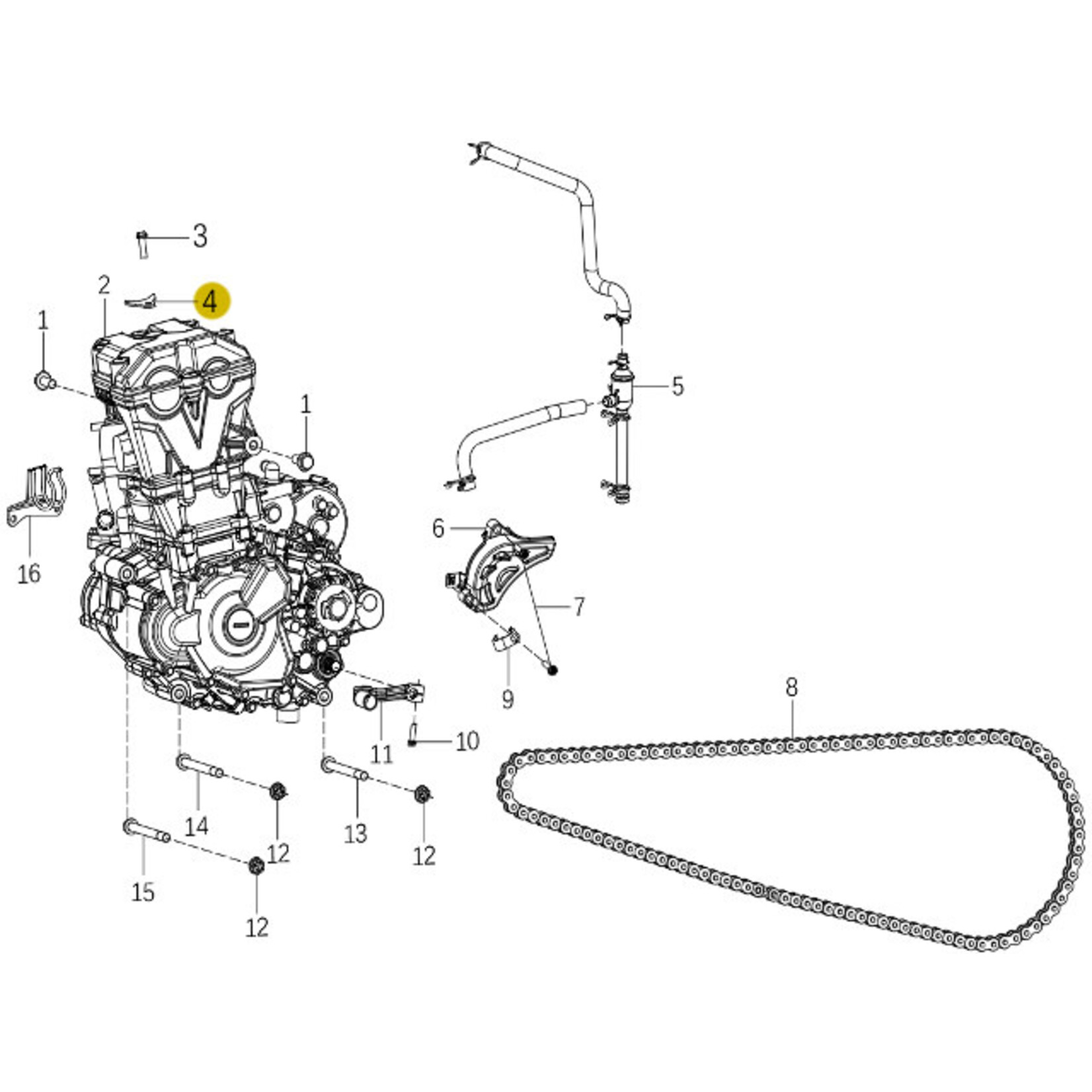 Kove Engine Fixtures - 450 Rally Pro