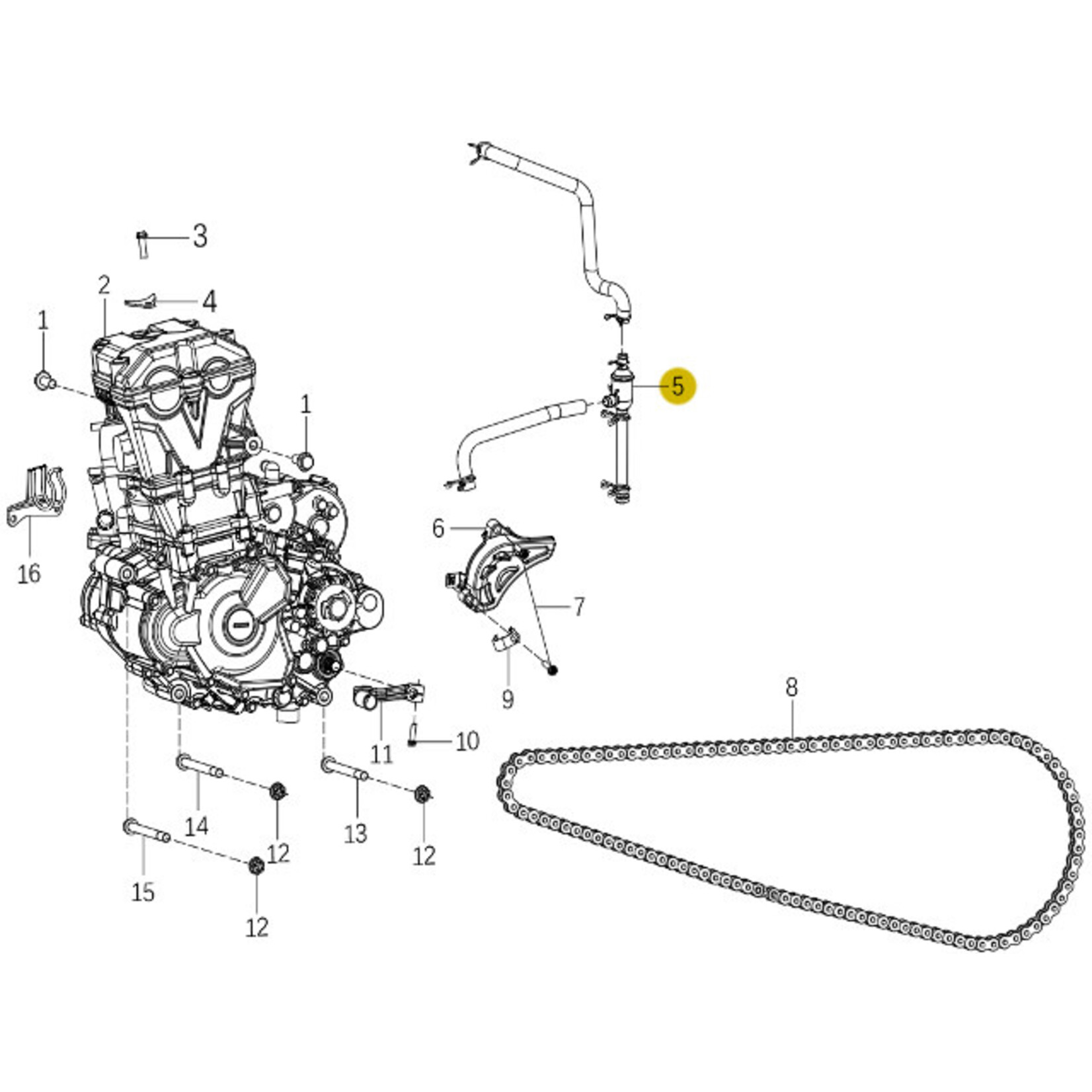 Kove Engine Fixtures - 450 Rally Pro