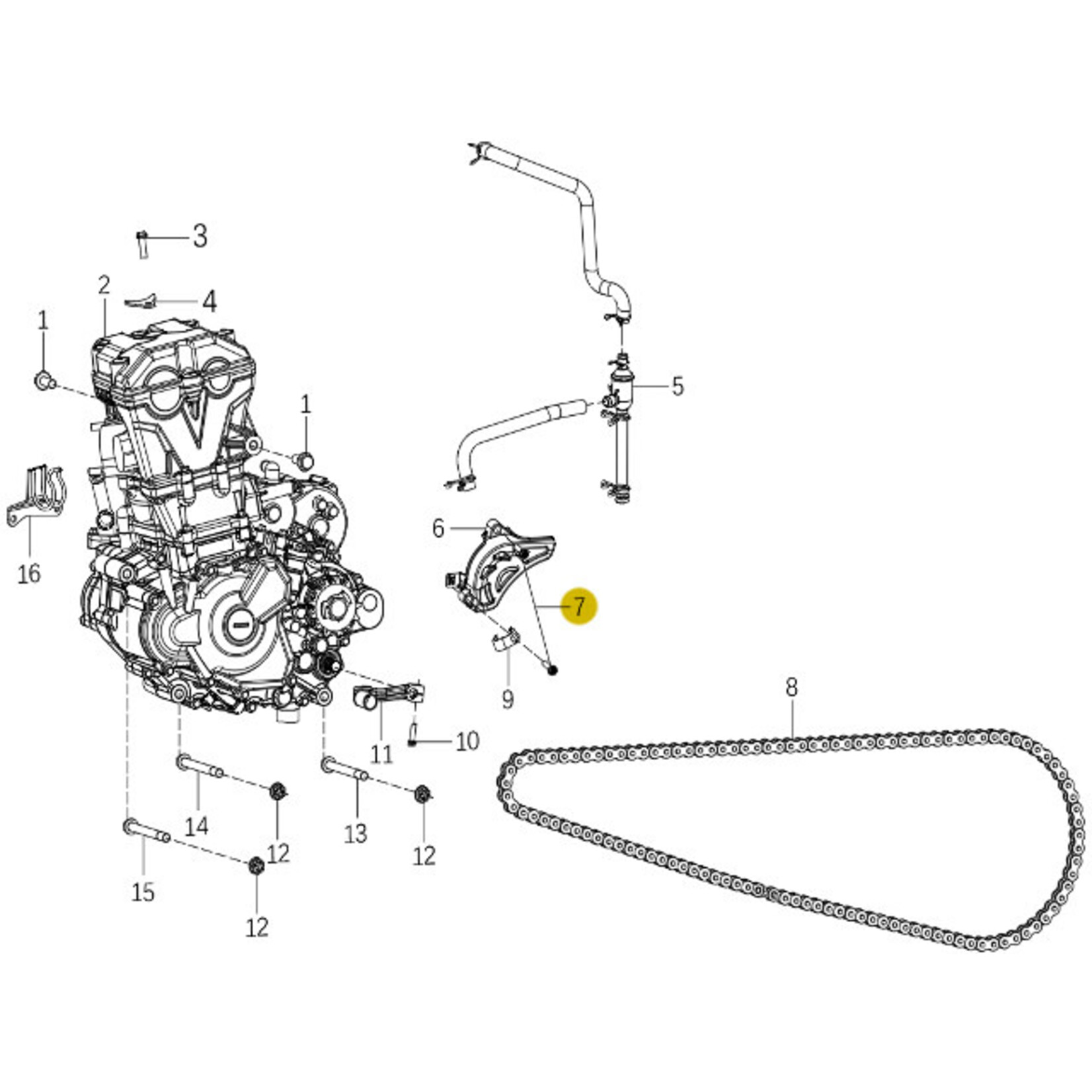 Kove Engine Fixtures - 450 Rally Pro