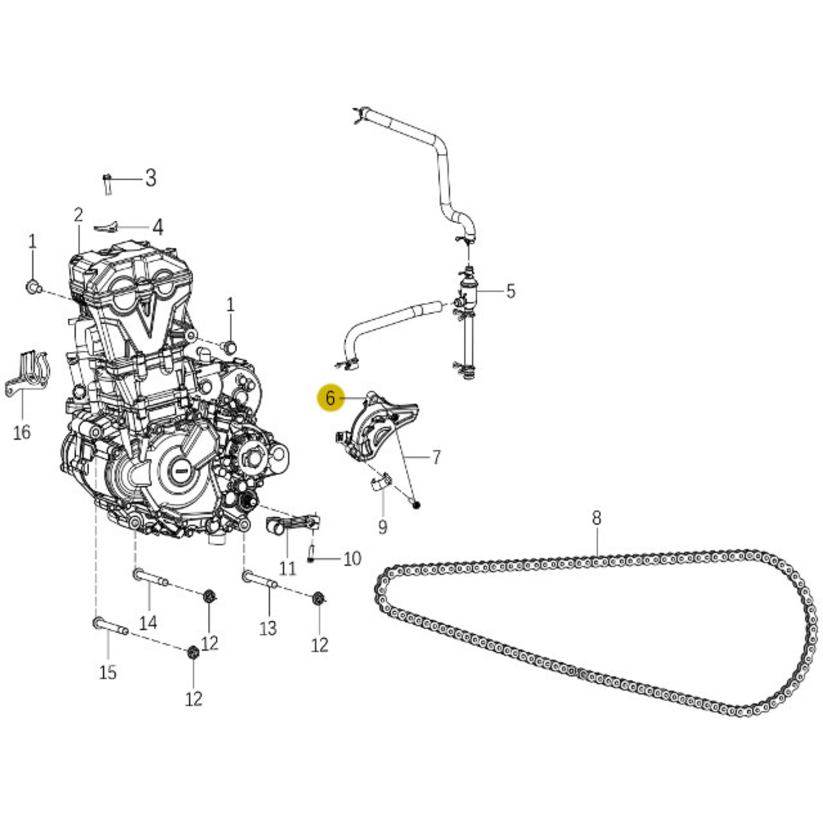 Kove Engine Fixtures - 450 Rally Pro