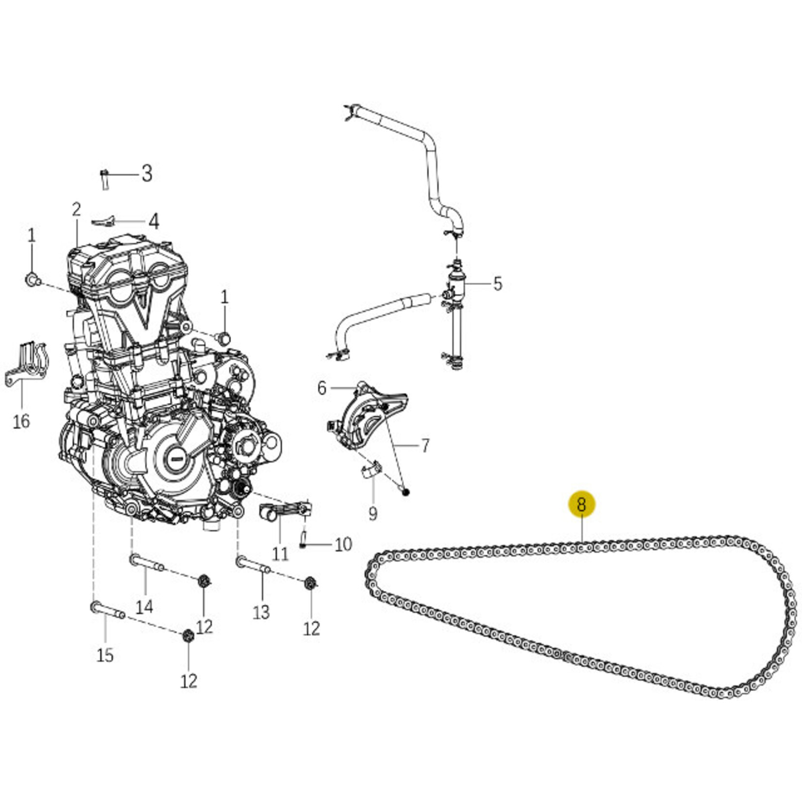 Kove Engine Fixtures - 450 Rally Pro