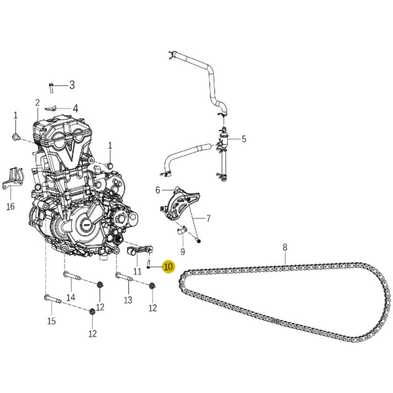 Kove Engine Fixtures - 450 Rally Pro