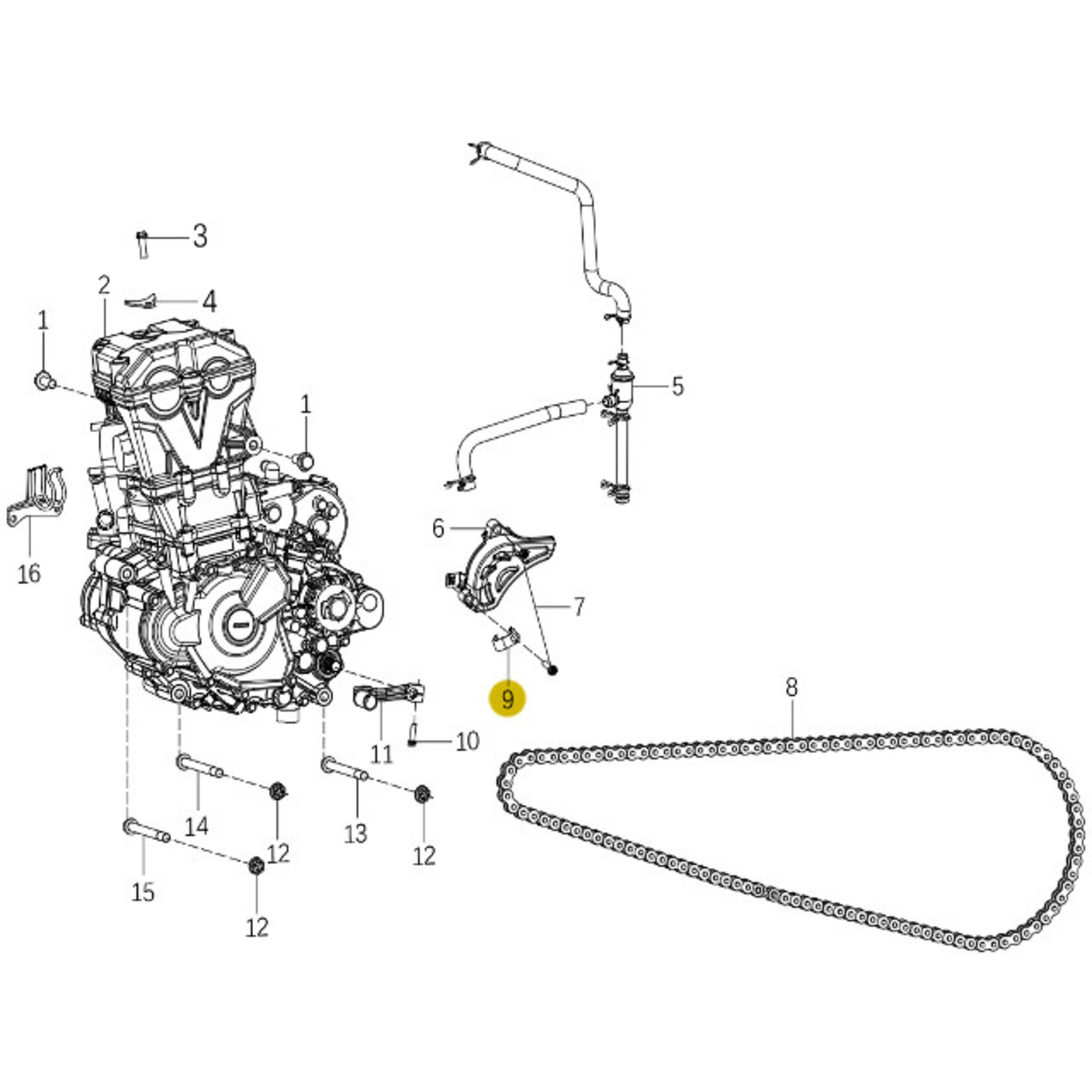 Kove Engine Fixtures - 450 Rally Pro