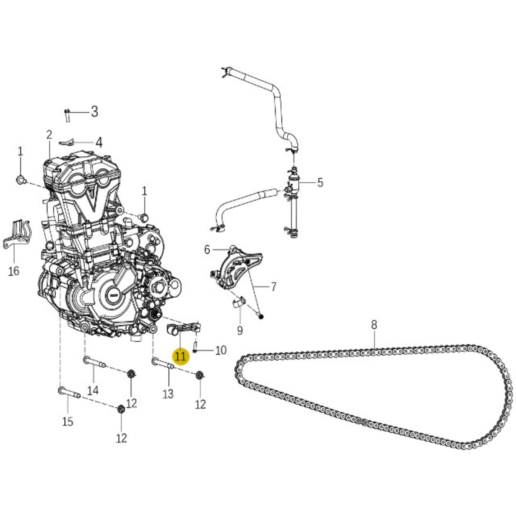 Kove Engine Fixtures - 450 Rally Pro