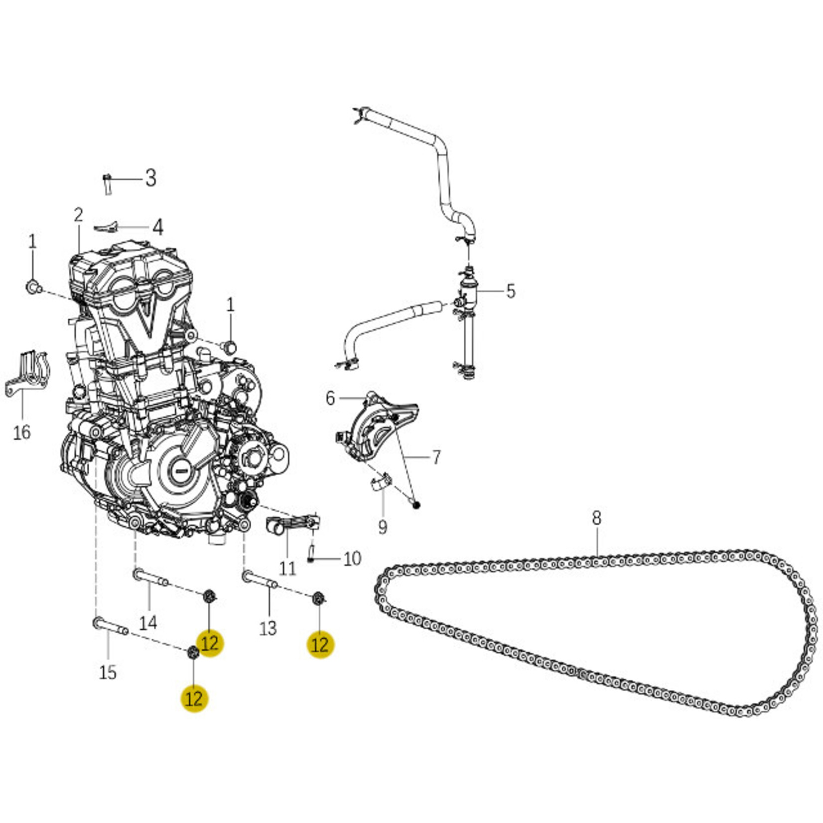 Kove Engine Fixtures - 450 Rally Pro