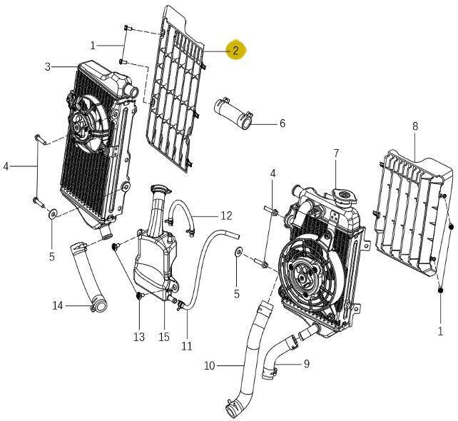 Radiator - 450 Rally Pro - USA Motortoys LLC