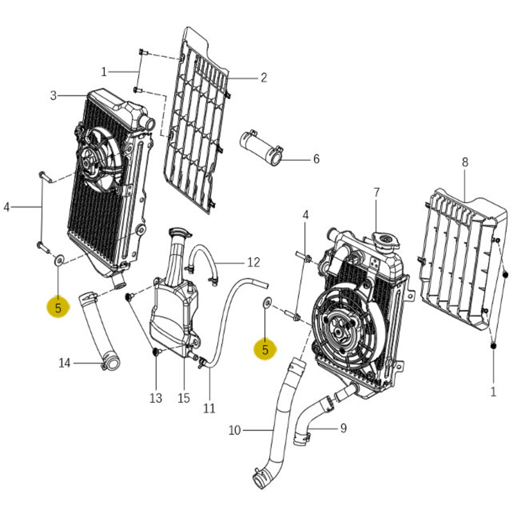 Kove Radiator - 450 Rally Pro