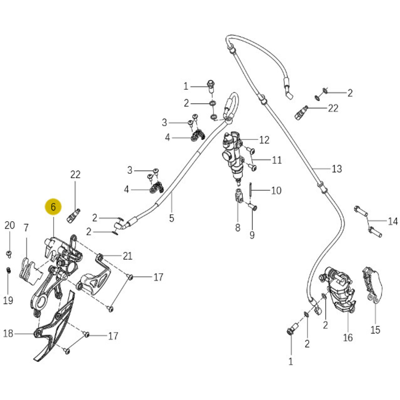 Kove Brake System - 450 Rally Pro