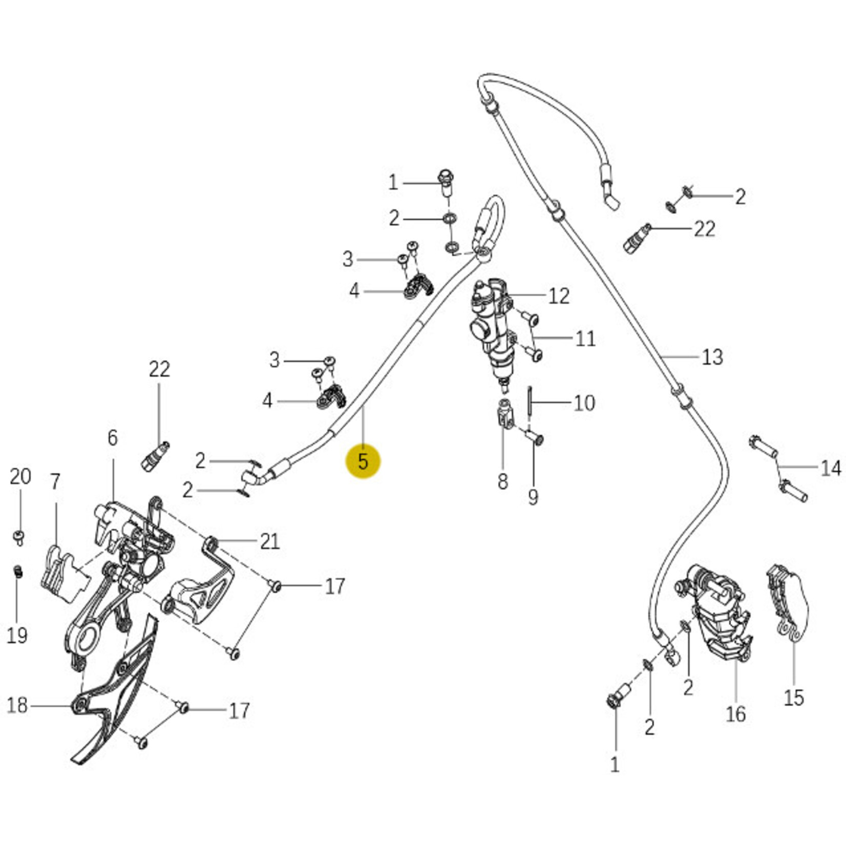 Kove Brake System - 450 Rally Pro