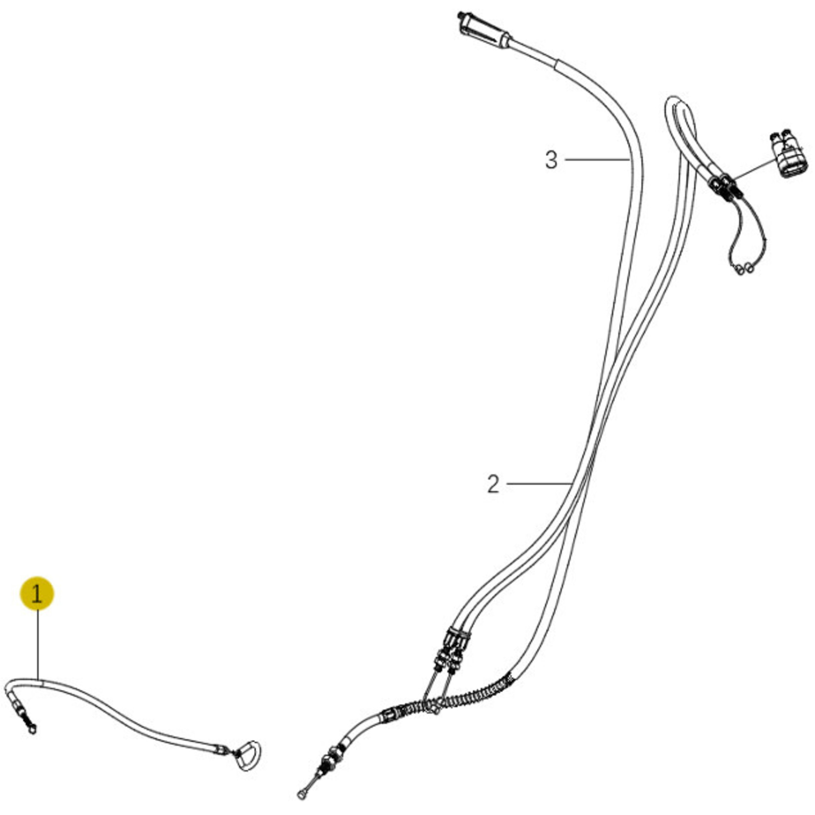 Kove Control Cables - 450 Rally Pro