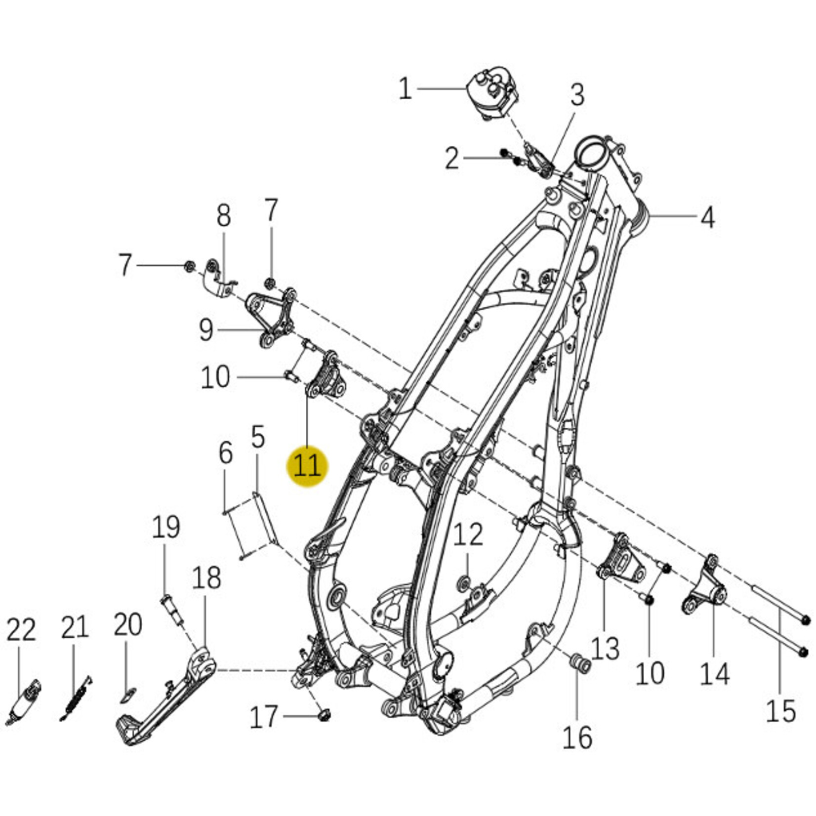 Kove Frame - 450 Rally Pro