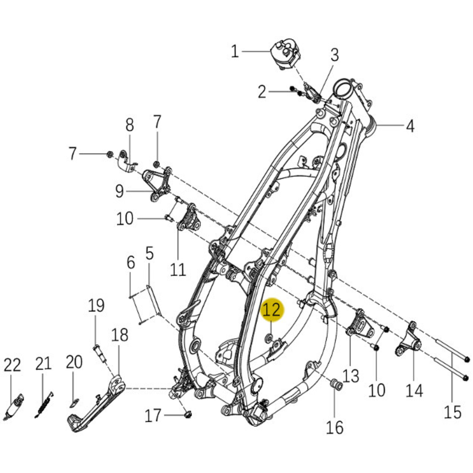 Kove Frame - 450 Rally Pro