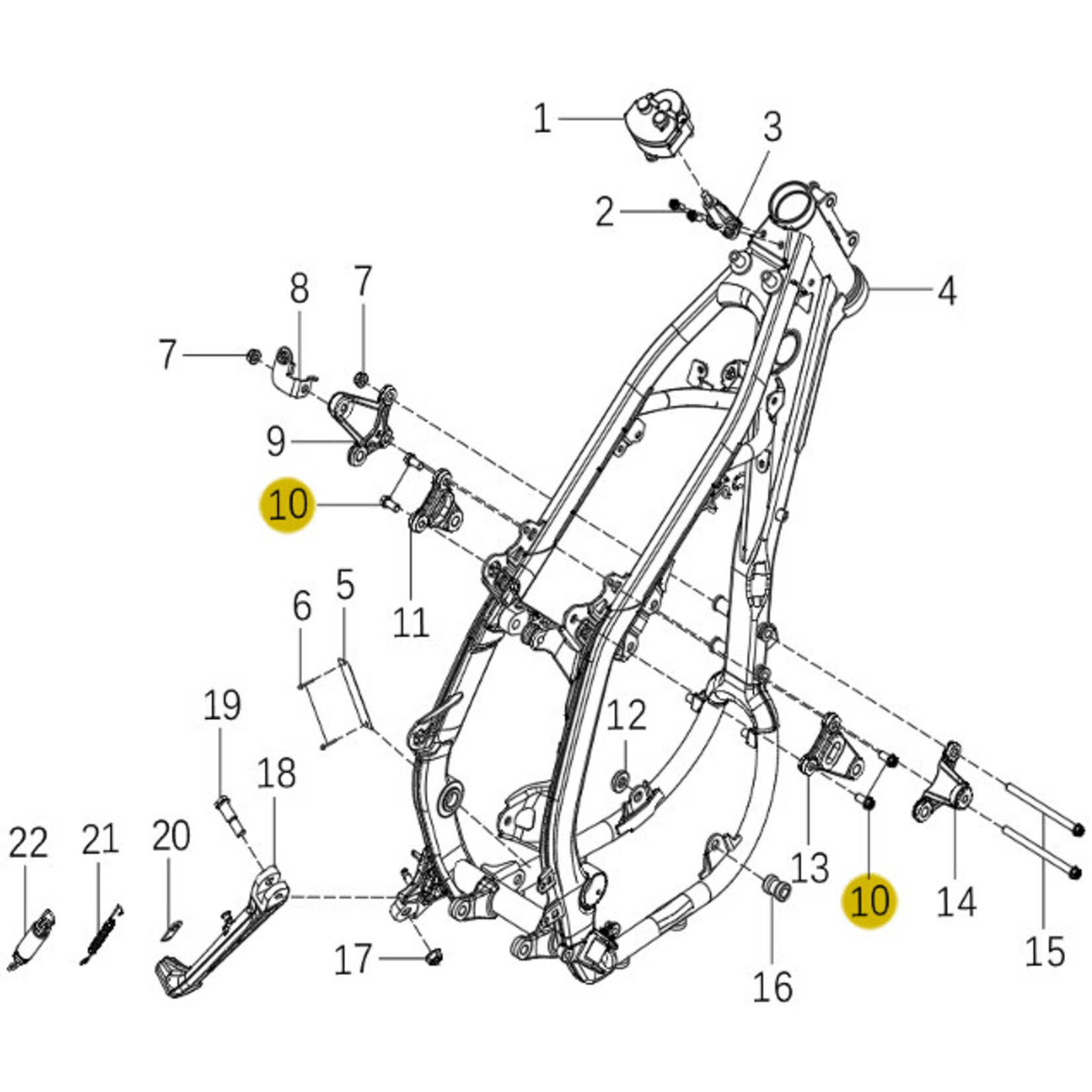 Kove Frame - 450 Rally Pro