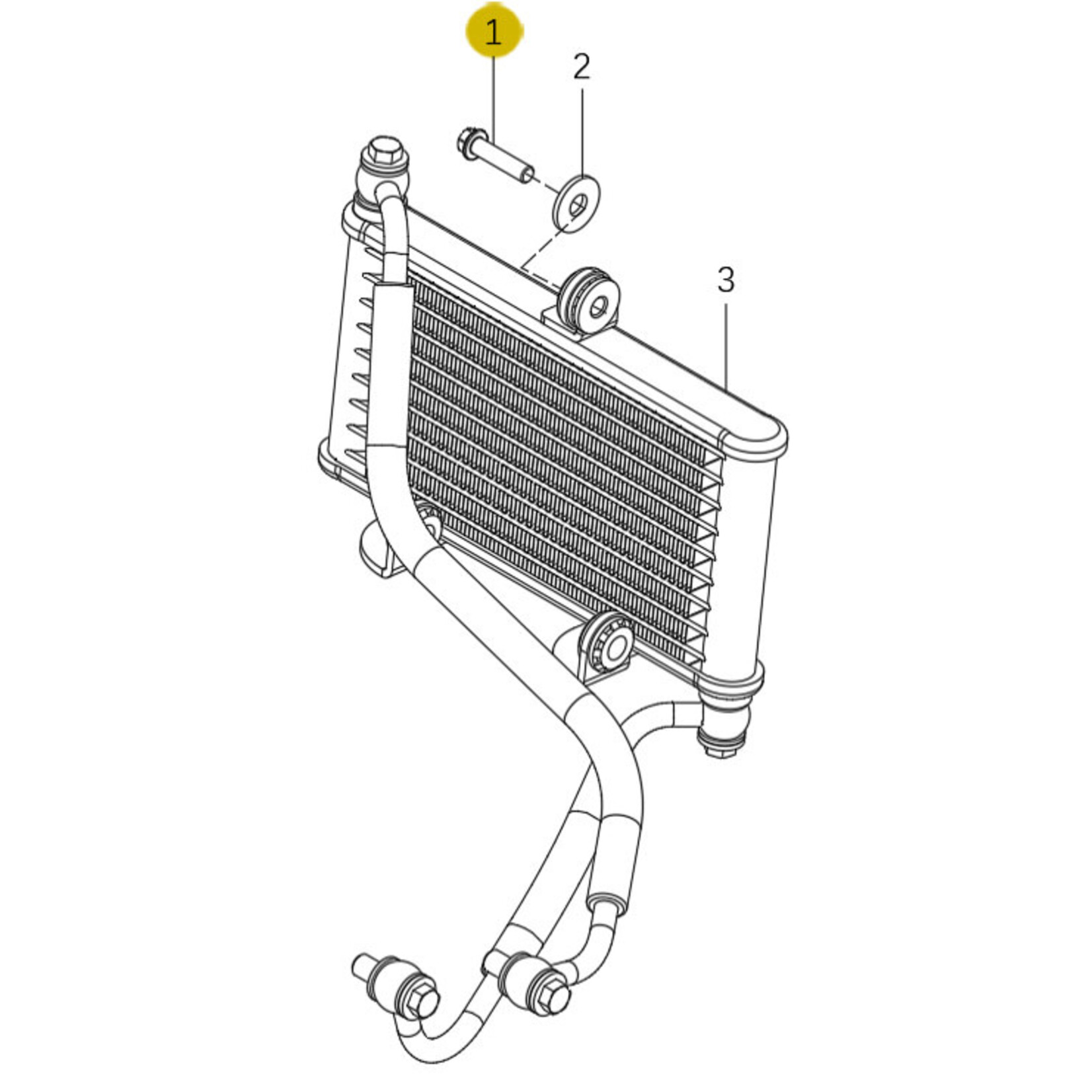 Kove Oil Cooler - 450 Rally Pro