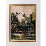 Deborah Hershey Designs "Hope is a Thing With Feathers" - matted print