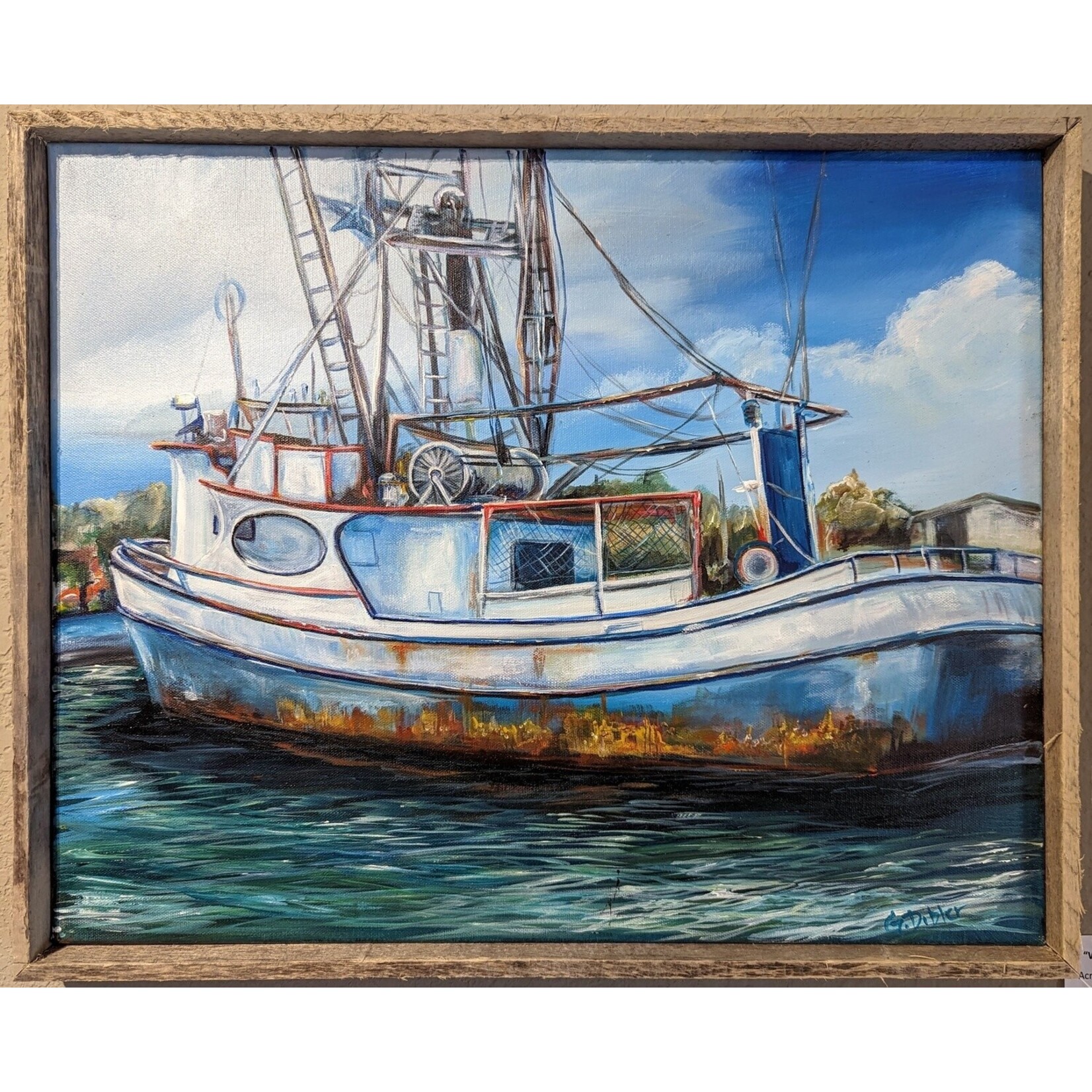 Gretchen Dibler Art "Wanchese Trawler"