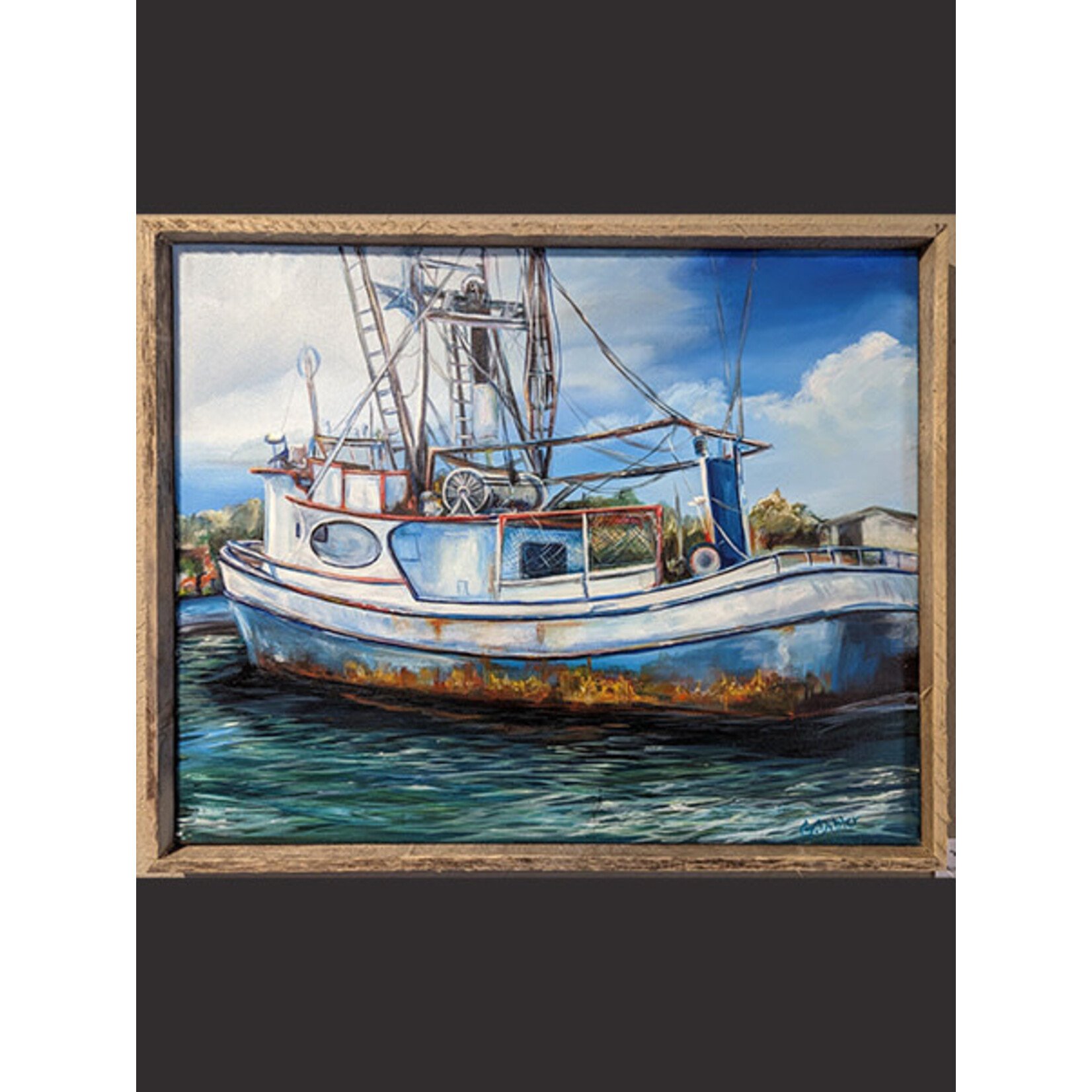 Gretchen Dibler Art "Wanchese Trawler"