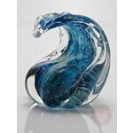Anchor Bend Glassworks Glass Wave Paperweight-MD