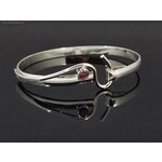 Modern Heirloom® AC,SS Hook I, Garnet 6mm