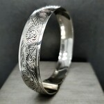 Engraved Signature Scroll Clasp