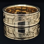 Modern Heirloom® Torii Landscape Band 14KY