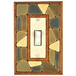 All Fired Up! Ltd. Mosaic Border - Single Switch Cover