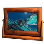 Exotic Sands Large Sand Art - Ocen Blue / Cherry