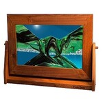 Exotic Sands Large Sand Art - Turquoise / Cherry