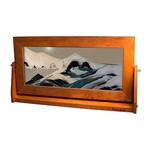 Exotic Sands XLarge Sand Art - Arctic Blue and Cherry