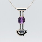 Modern Heirloom® Torii Necklace, Amethyst & Sterling