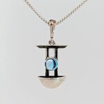 Modern Heirloom® Torii Necklace, Blue Topaz & Sterling