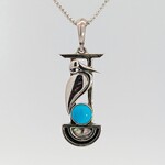 Modern Heirloom® Tori Necklace, II, Pelican, Turquoise 6m, 18" 1.1