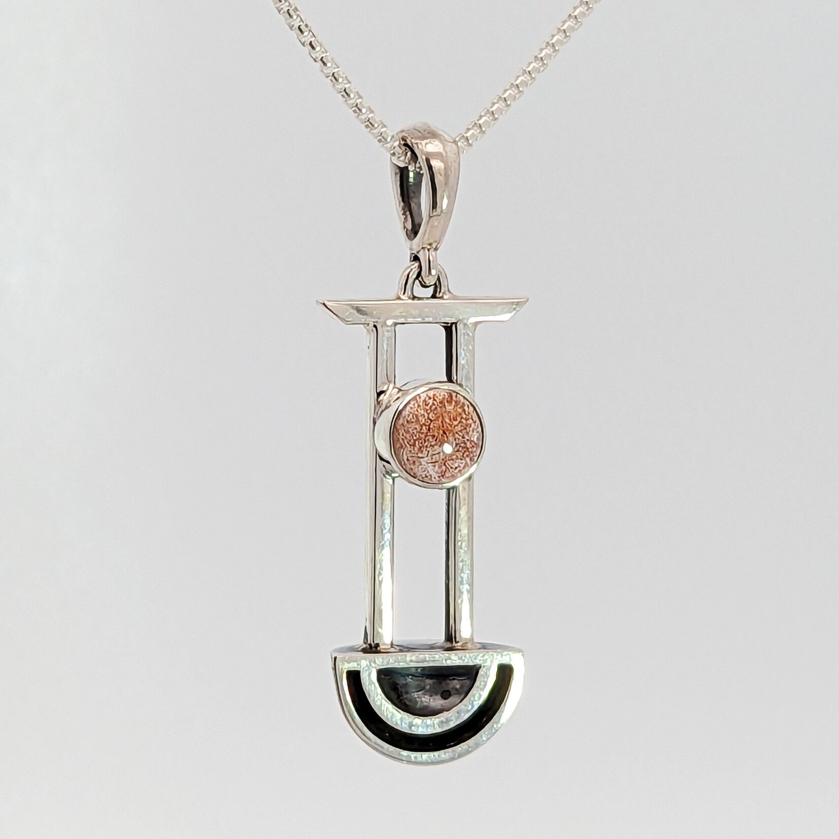 Modern Heirloom® Tori Necklace, II, Sunstone 6m, 18" 1.1