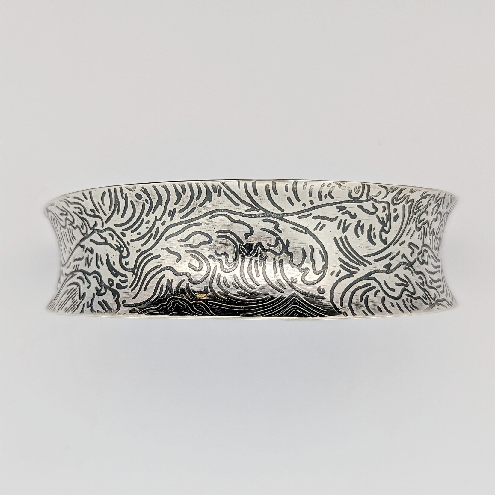 Modern Heirloom® Sterling Wave Cuff Bracelet