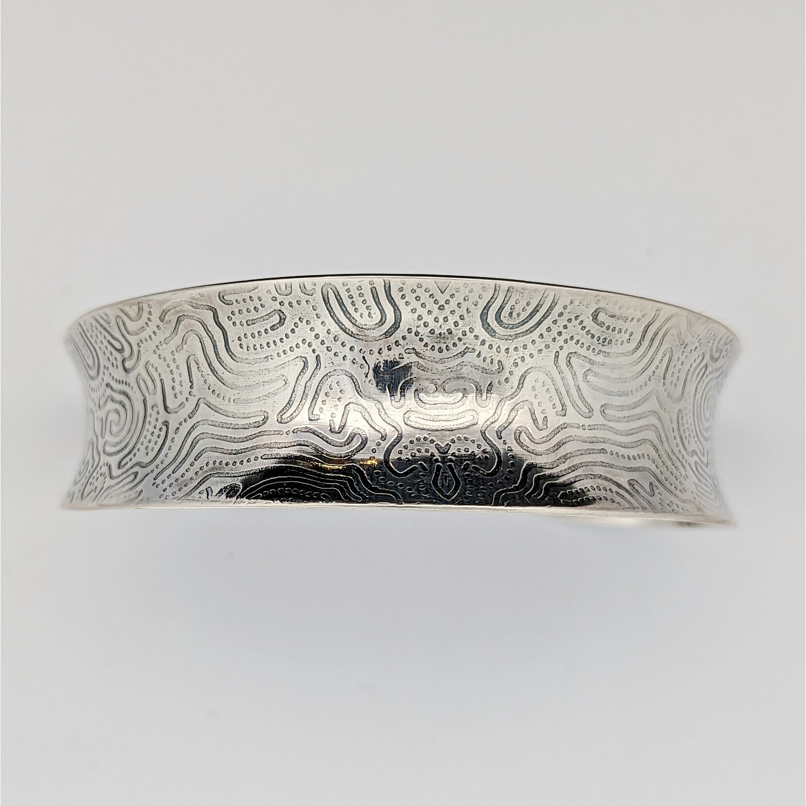 Modern Heirloom® Sterling Abstract Cuff Bracelet