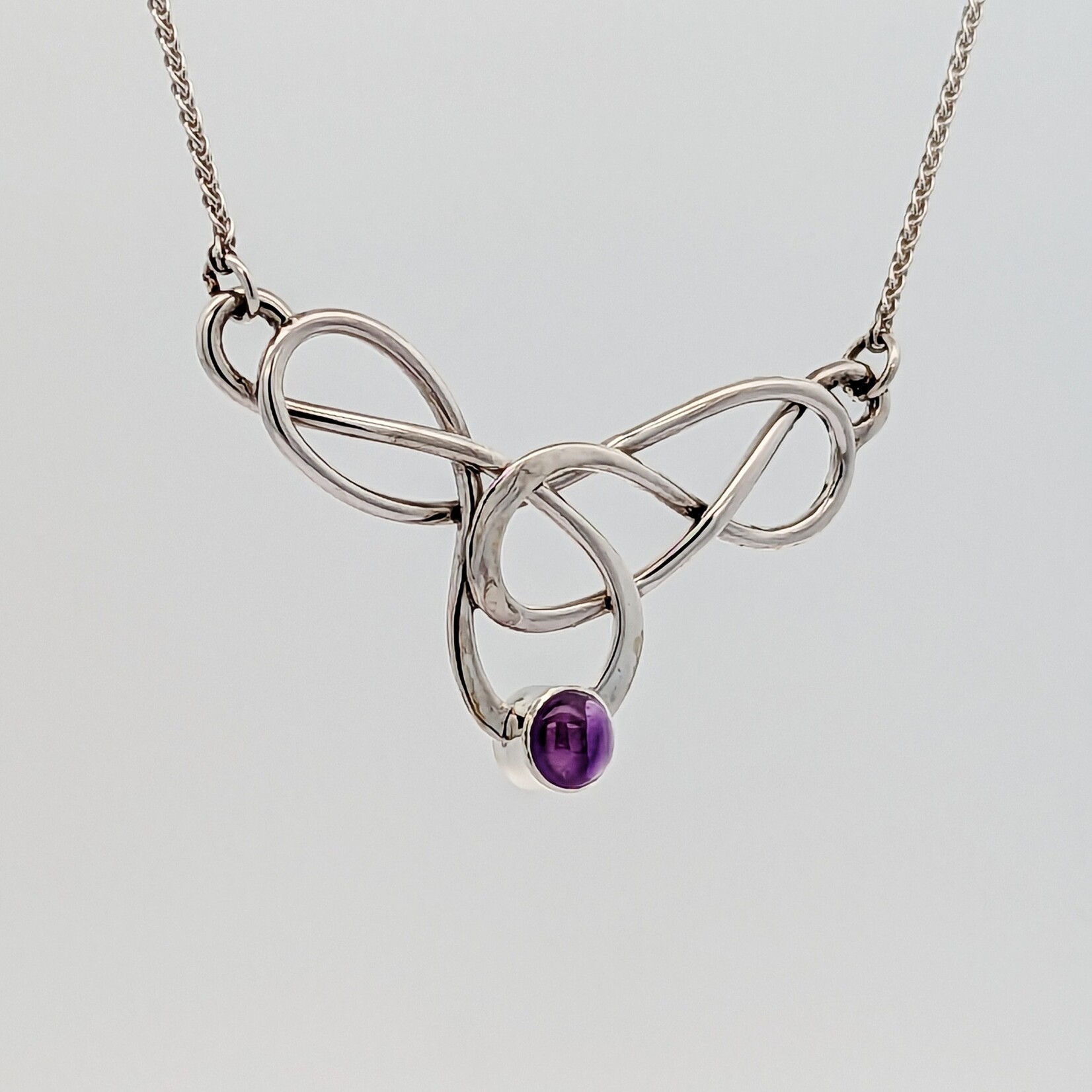 Modern Heirloom® Intertwined Nouveau 5mm  Amethyst Necklace