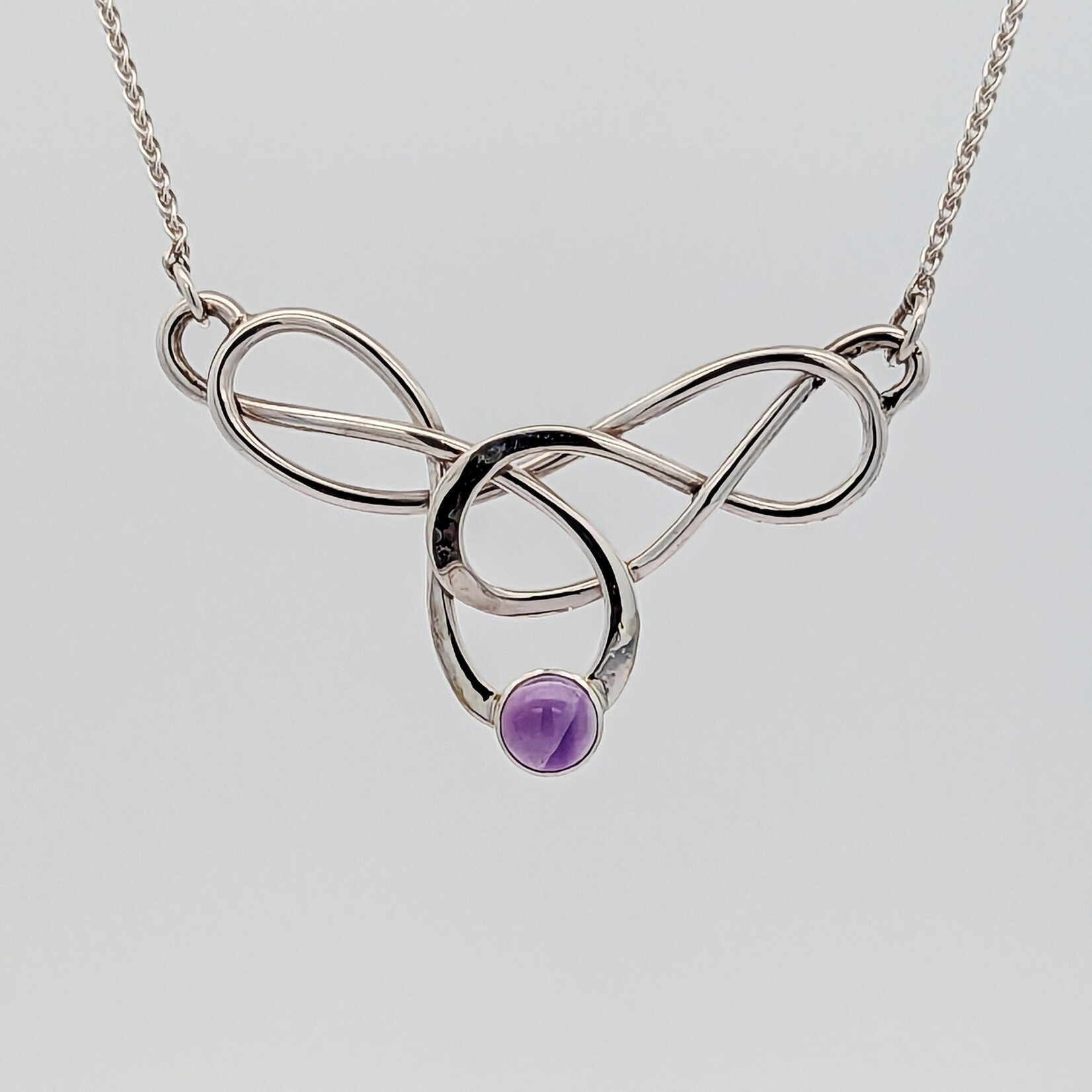 Modern Heirloom® Intertwined Nouveau 5mm  Amethyst Necklace