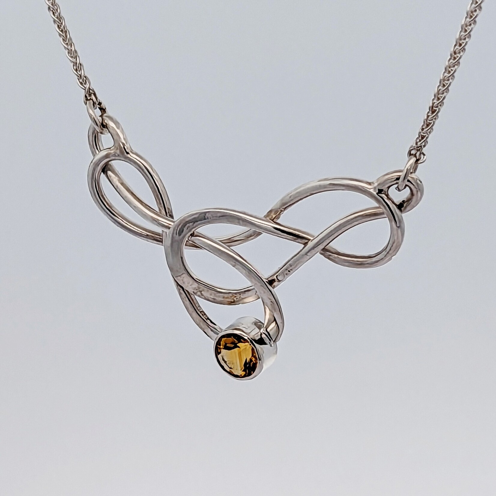 Modern Heirloom® Intertwined Nouveau 5mm Citrine Necklace