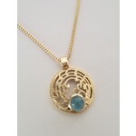 Modern Heirloom® 14K Yellow Gold Rice Mon w/ Aquamarine