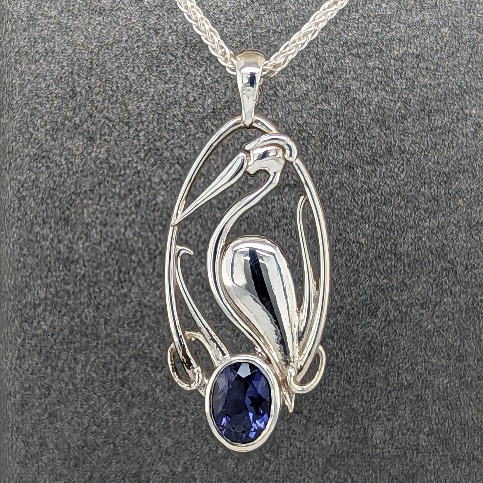 Modern Heirloom® Nouveau Crane Iolite Necklace