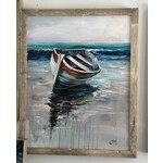 Gretchen Dibler Art "Boat Reflection"