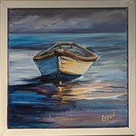 Gretchen Dibler Art "Boat on Shore"