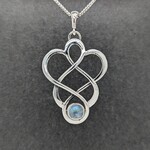 Modern Heirloom® Intertwined Nouveau 7mm Moonstone Necklace