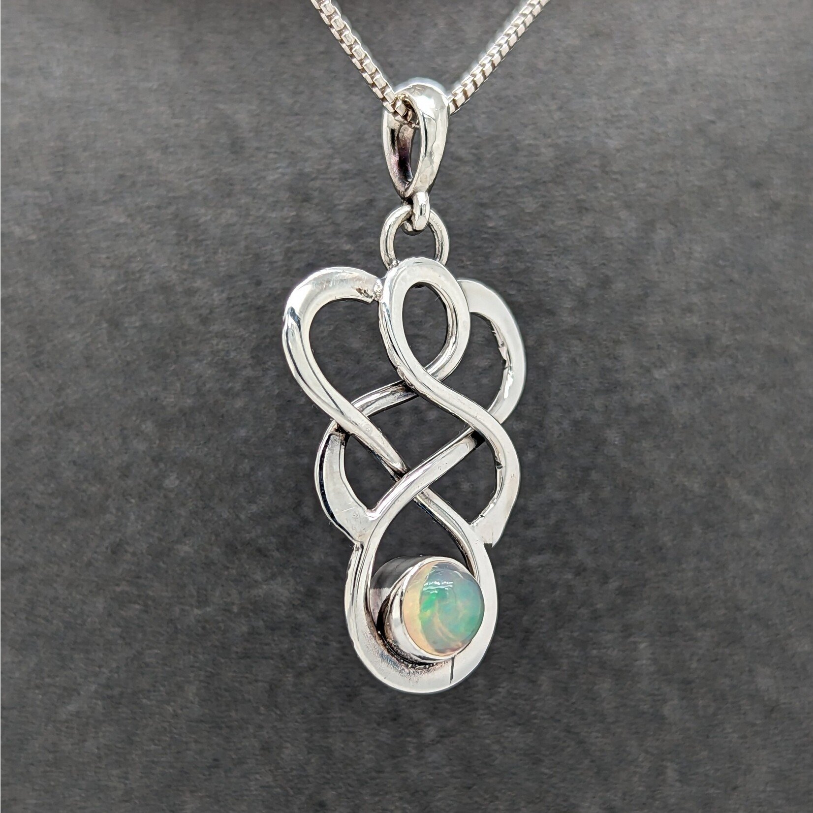 Modern Heirloom® Intertwined Nouveau 7mm Opal Necklace