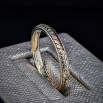 Modern Heirloom® 14KW Wheat Leaf Band, 3mm, sz 7