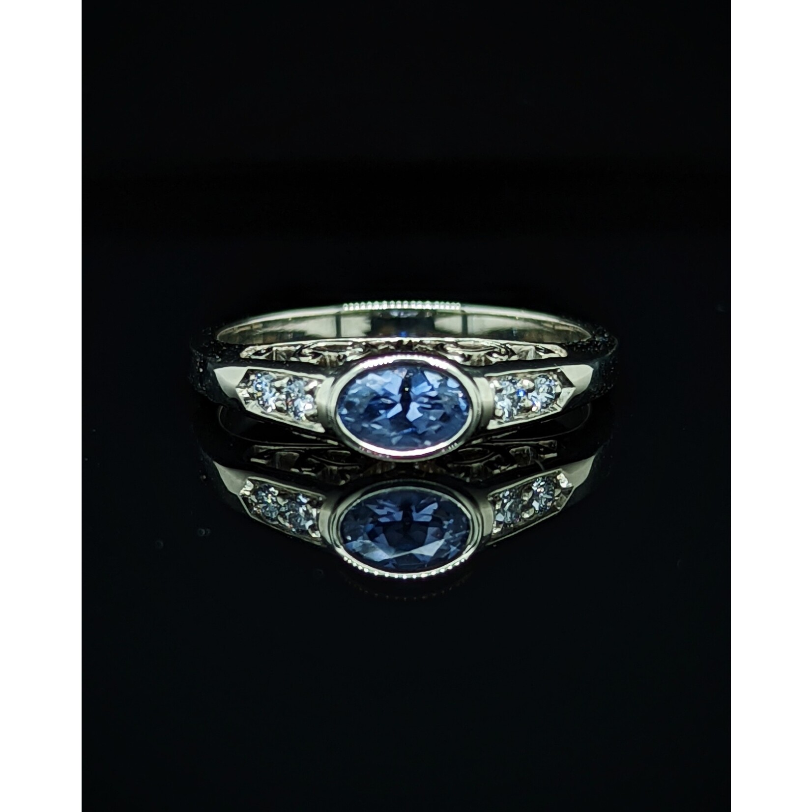 Modern Heirloom® Modern Heirloom® Esther's Garden Sapphire 14KW Ring