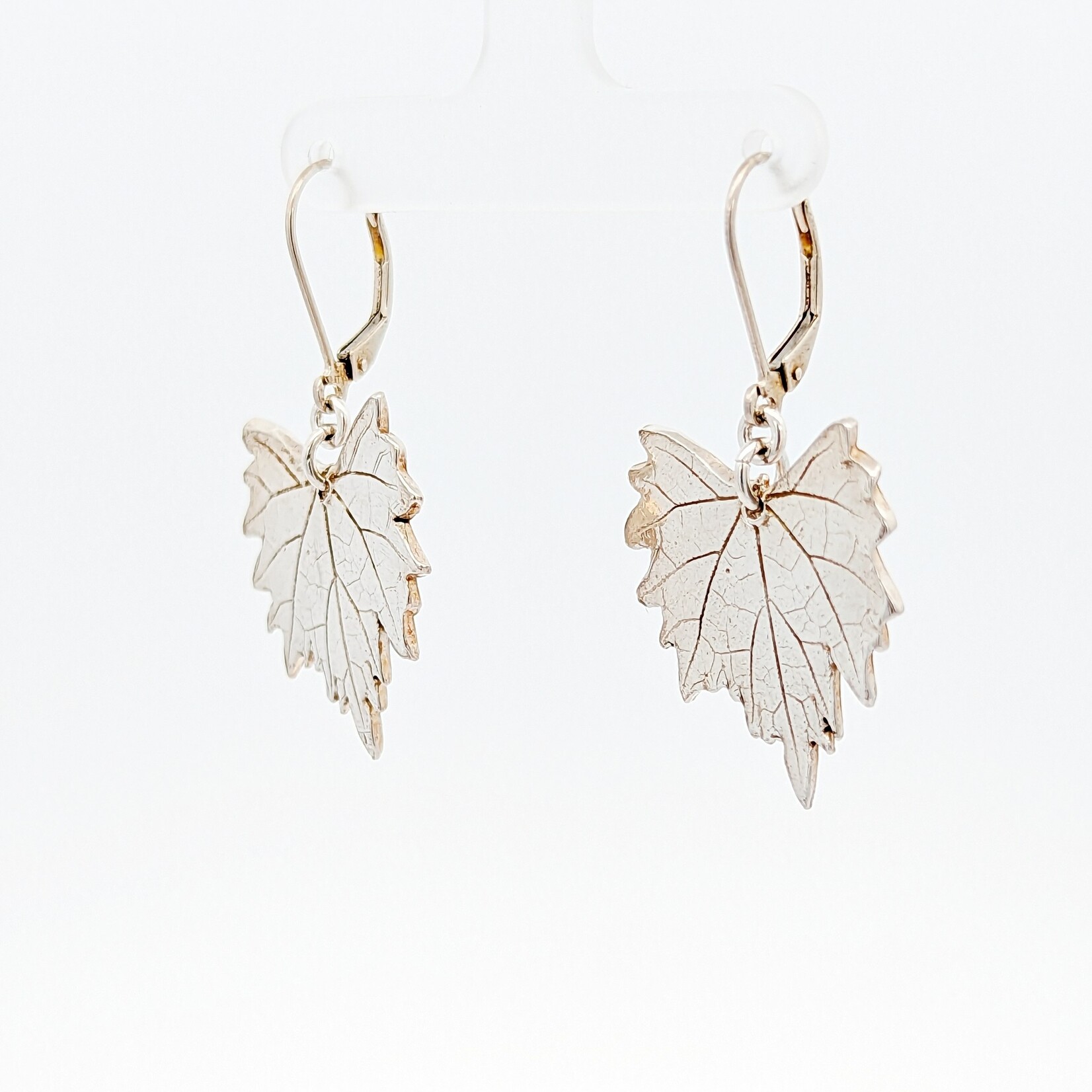 Modern Heirloom® Silver Leaf Earrings