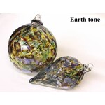 Glass Rocks Glass Ornament - Earth Tone Optic
