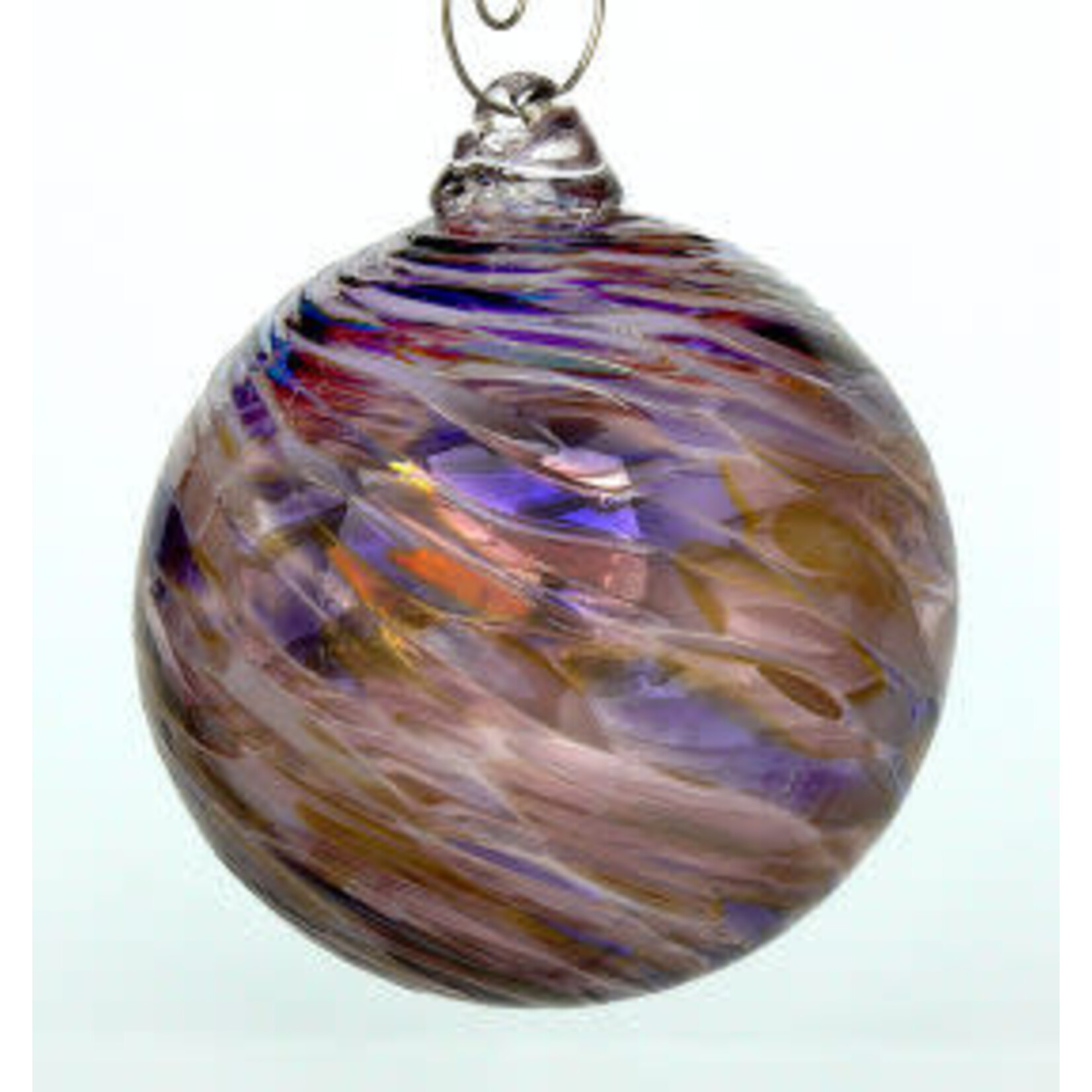 Glass Rocks Glass Ornament - Purple